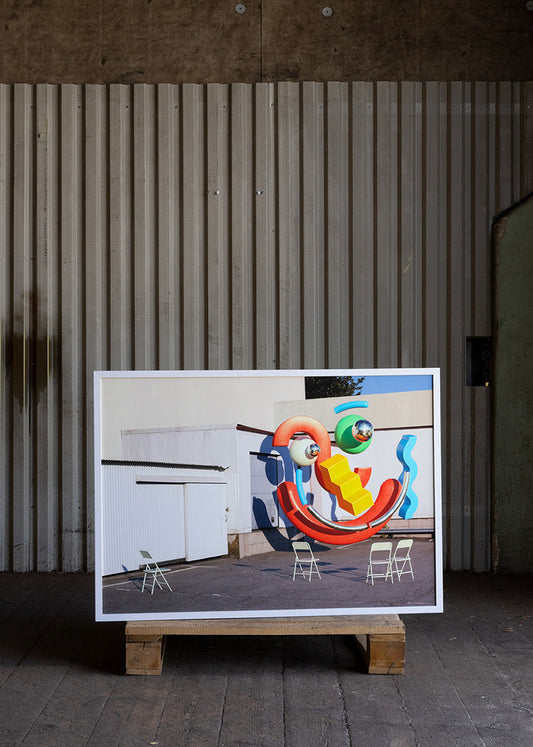 Parking Lot Smile, Art Print