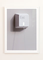 50x70cm with white border, signed in the right corner